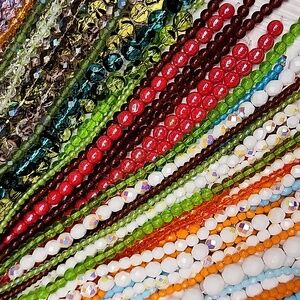 10-8-24 LIVE SHOW, random bead strands